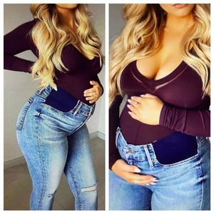 Good American Maternity Jeans